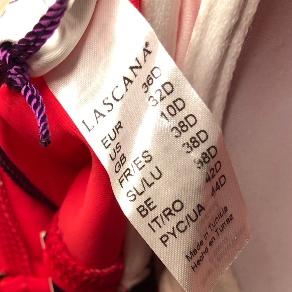 🍊VENUS Bright Orange Underwire Swim Top size 32D🍊 - Picture 8 of 11